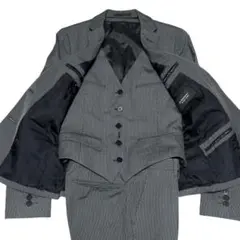 激レア レディース バーバリーブラックレーベル 3ピース スーツ ロゴ裏地