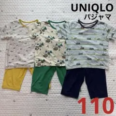 【3着セット】UNIQLO トーマス　車　パジャマ　半袖　110 男の子
