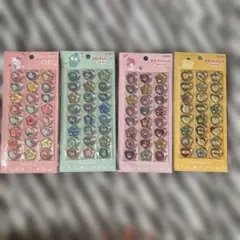 おはじきふうシール　サンリオ　4点セット