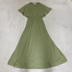 AZUL BY MOUSSY 半袖ロングワンピース　マキシ丈　Aライン　S