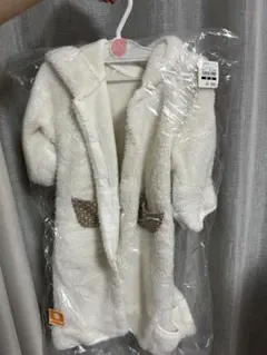 【新品未開封】うさぎさん防寒フワフワ上着