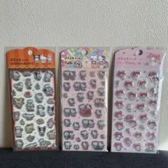 ⭐︎ぷくっとシール3枚セット⭐︎