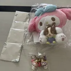 宇佐美 マイメロ ぬいぐるみ 立体ラバーキーホルダー アクリルキーホルダー