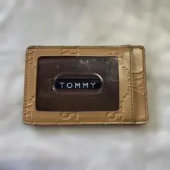 TOMMY トミー　パスケース　定期入れ　型押し　US NY 85