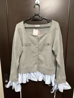 lowrys farm 【more＋me】2way puripuriカーデ