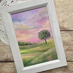 『滝』　オイルパステル画　B4サイズ 滝』 オイルパステル画 B4サイズ 滝』 オイルパステル画 B4