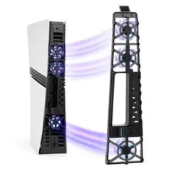 188PS5 Pro/PS5 Slim 冷却ファン プレステ5熱対策USB