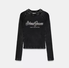 新品 ZARA セレーナ・ゴメス リブ長袖Tシャツ カーボングレー 1277/9のサムネイル