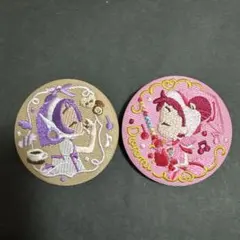 【即購入OK】おジャ魔女どれみ 刺繍缶バッチ 2個セット