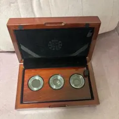 The Royal Mint 木製コインケース 3枚収納 未使用