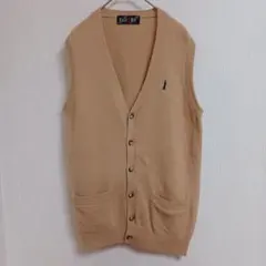 スクールベスト イーストボーイ ウール100% ベージュ L サイズ