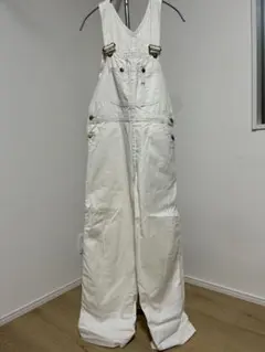 Lee ホワイトオーバーオール　ホワイトデニム　Mサイズ　レディース