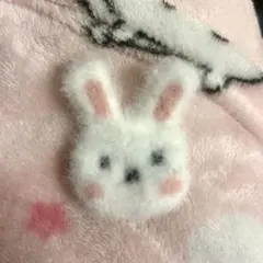 うさぎ　ピン　ヘアピン　髪飾り　かわいい　平成女児　姫系　ロリータ　フェルト