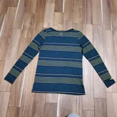 THE NORTH FACE ストライプ長袖Tシャツ M