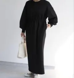 ボリュームスリーブワンピース