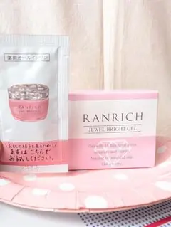 RANRICH JEWEL BRIGHT GEL 50g×3箱 Amazon.co.jp: 健康家族 薬用美白オールインワンジェル RANRICH