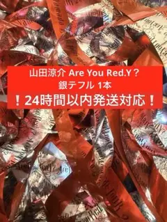 山田涼介 Are You RedY? 銀テープ フルサイズ 美品 - メルカリ