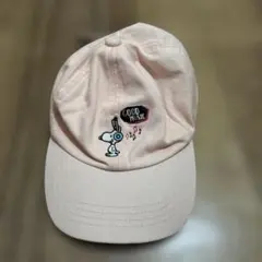 USJ公式　スヌーピー刺繍ピンクキャップ 57-59cm