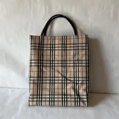 BURBERRY LONDON ノバチェック ハンドバッグ　品番107665のサムネイル