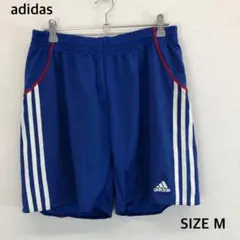 アディダス adidas 青 ショートパンツ Mサイズ