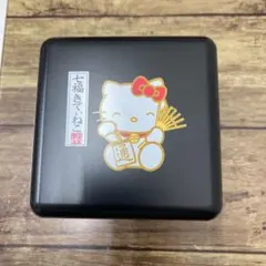 キティちゃん　ミニ重箱　七福きてぃねこ　熊手　縁起　新品未使用　小物入れ　和風
