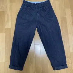 BEAMS 2 Pleats Tapered Twill ネイビー Sサイズ - メルカリ