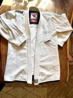 SCRAMBLE カラーアイボリー A2柔術着 セット