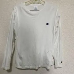 ◆Champion（チャンピオン）長袖Tシャツ ホワイト キッズ160cm
