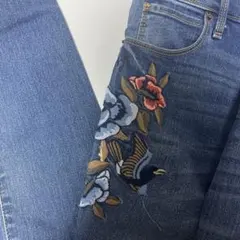 Abercrombie & Fitch 刺繍　デニム スキニー パンツ　アバクロのサムネイル