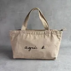 agnes b. キャンバス トートバッグ ベージュ アニエスベーのサムネイル