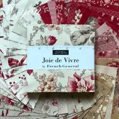 USAコットンmodaチャームパックJoie de Vivreフレンチジェネラル