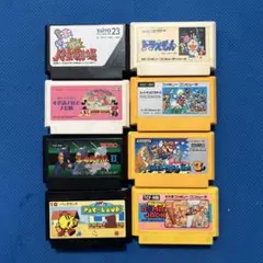 【動作確認済み】ファミコンソフトセット 8本