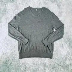 【UNIQLO】ユニクロ (XL) カシミア ニット セーター 大きめサイズ