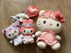 サンリオ ぬいぐるみセット キティ クロミ マイメロ シナモロール