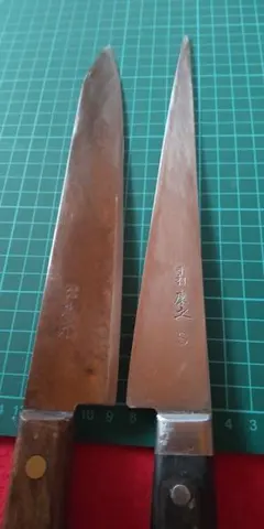 正広 MASAHIRO モリブデンバナジウム鋼 三徳包丁 ツバ付 175mm - メルカリ