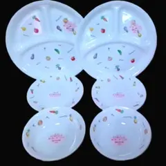 コレール6点 いちご 深皿 中ボウル 小ボウル ストロベリー - メルカリ