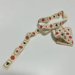 トランプ柄 リボン