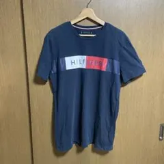 TOMMY HILFIGER ネイビー Tシャツ L