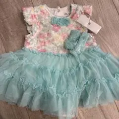 Little Me 花柄ワンピース 12M 新品