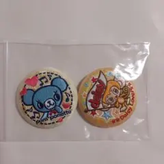 ナルミヤキャラクターズ刺繍缶バッジ　ポンポネット デイジーラヴァーズ 2個セット