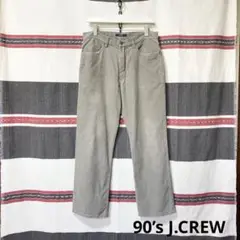 90s00s J.CREW コーデュロイストレートパンツ アメリカふ古着 紺タグ