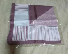 【新品未開封】Reflectパープル系 ストライプ ドット柄 スカーフ