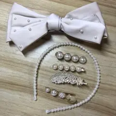 ヘアーアクセサリーまとめ売り ガーリー