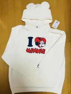 I LOVE MINNIE パーカー 東京ディズニーリゾート　M