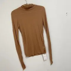 エディション80T/CFINE RIBコットンポリエステルハイネックプルオーバー