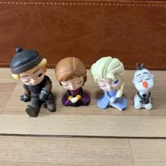 【肩ズンフィギュア】アナ エルサ クリストフ オラフ フィギュアセット アナ雪
