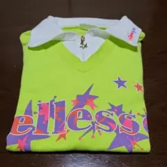 ellesse 蛍光グリーン 長袖ウェア