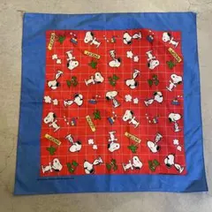 レア　80s バンダナ　スヌーピー　peanuts 　USA製　ビンテージ