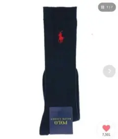 POLO RALPH LAUREN キッズ ワンポイント リブハイソックス