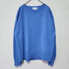 Santaku キムタク ワッフルニット クルーネック 長袖プルオーバー L
